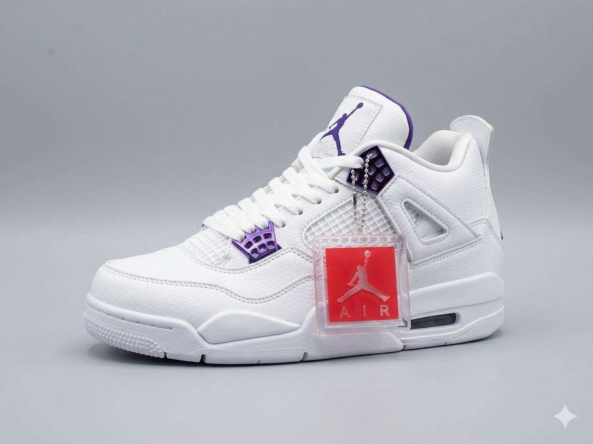 Air Jordan 4 Retro "Metallic Purple"