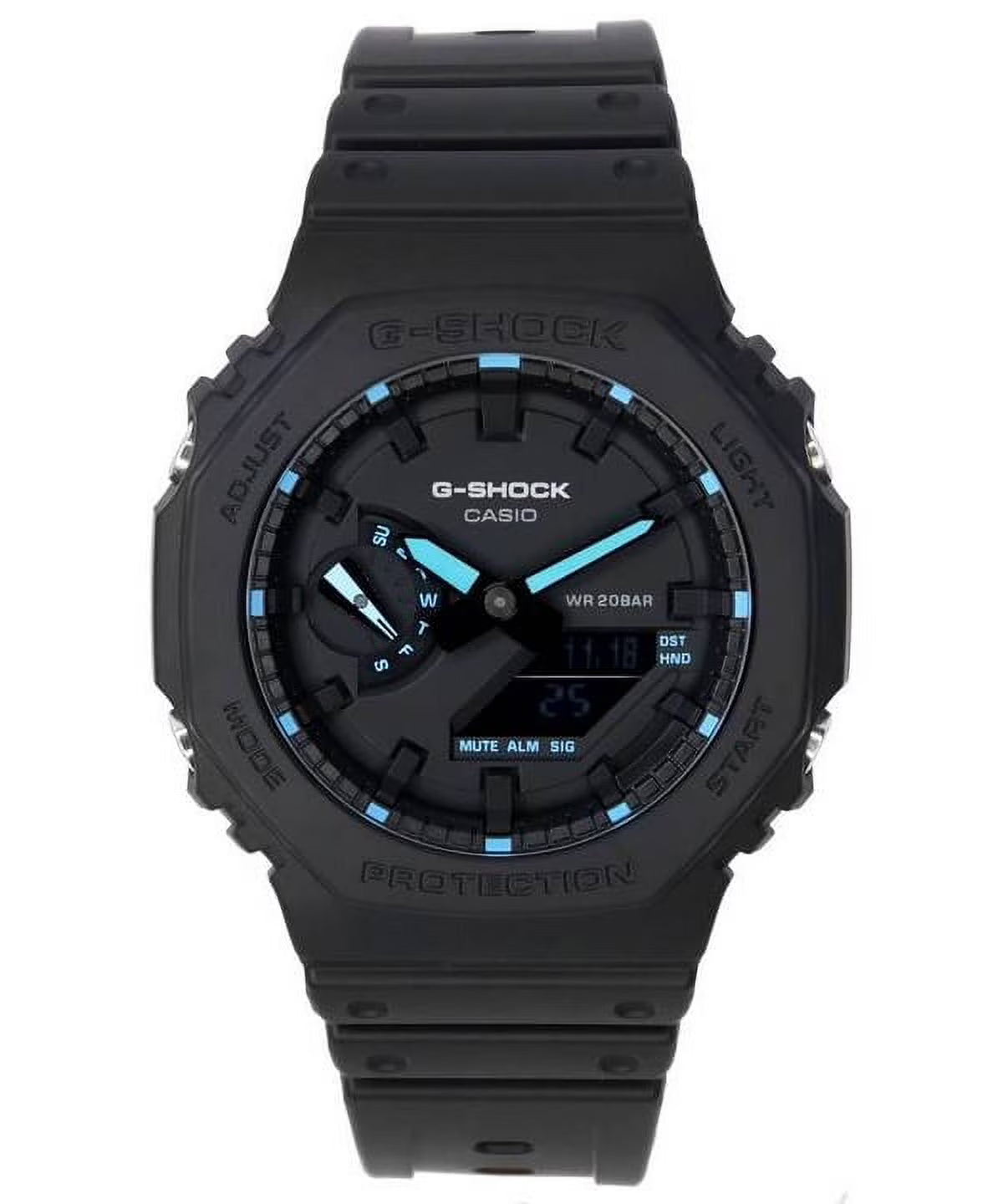 G-Shock CasiOak Black & Light Blue