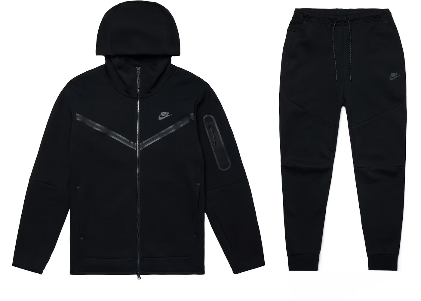 Nike Tech Fleece Full Set - Black